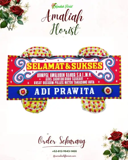 Papan Bunga Ucapan Selamat Dusun Utara
